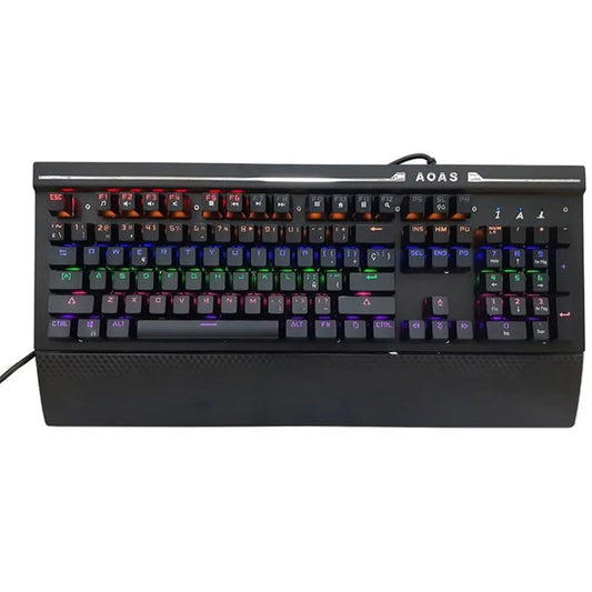 Teclado mecánico gamer AOAS 808