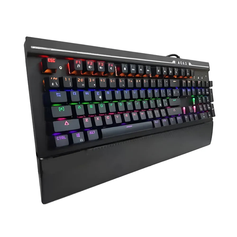 Teclado mecánico gamer AOAS 808