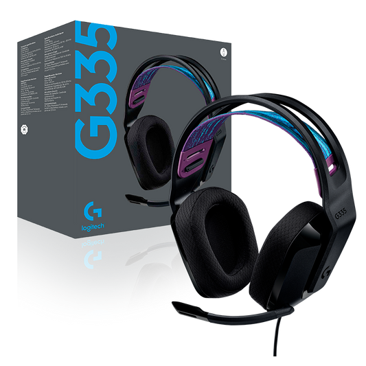 Diadema Gaming Logitech G335 Negro/Cable