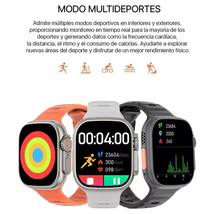 Reloj Inteligente T800 Ultra Series 8 Smart Watch 49mm Touch